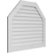 Ekena Millwork Octagonal Top Surface Mount PVC Gable Vent w/ 3-1/2"W x 1"P Standard Frame, 42"W x 36"H GVPOT42X3601SN - alternate 5